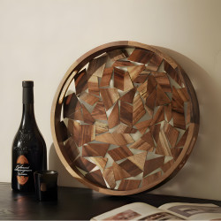 Wooden Tray Set 2 Pcs